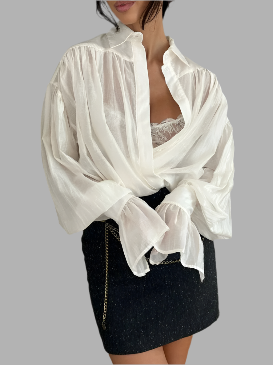 Loose Sheer Blouse